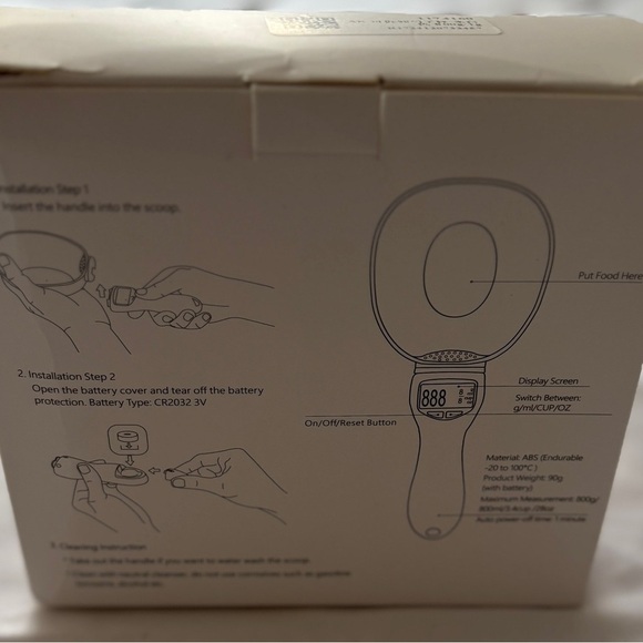 Pet Food Digital Measuring Spoon for Dogs and Cats Food - Picture 3 of 6